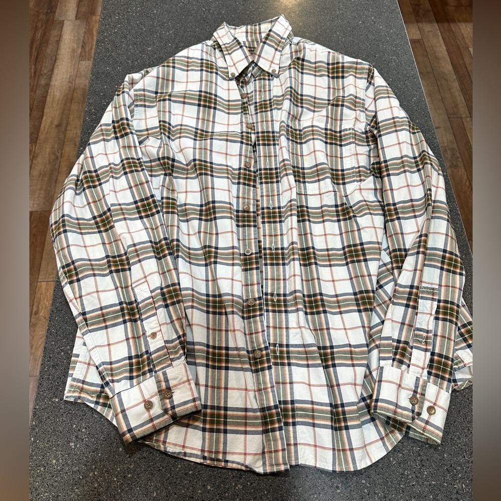 Eddie Bauer long sleeve button up Men’s L